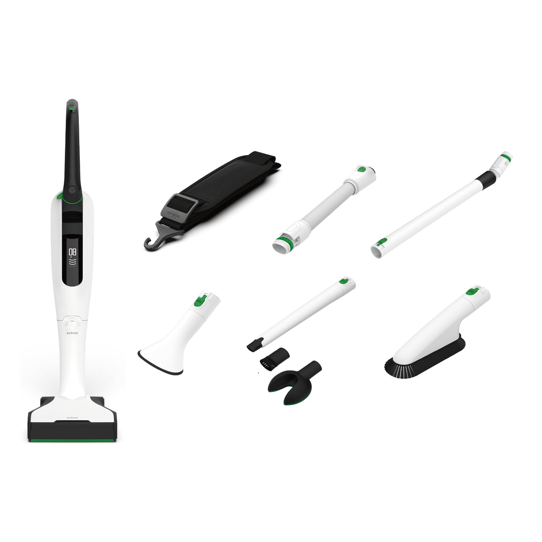 VK7 Cordless Vacuum Cleaner - Basic + SP7 2-in-1 Wet Mop and Dry Mop Head + PB7 Sofa and Fabric Furniture Head