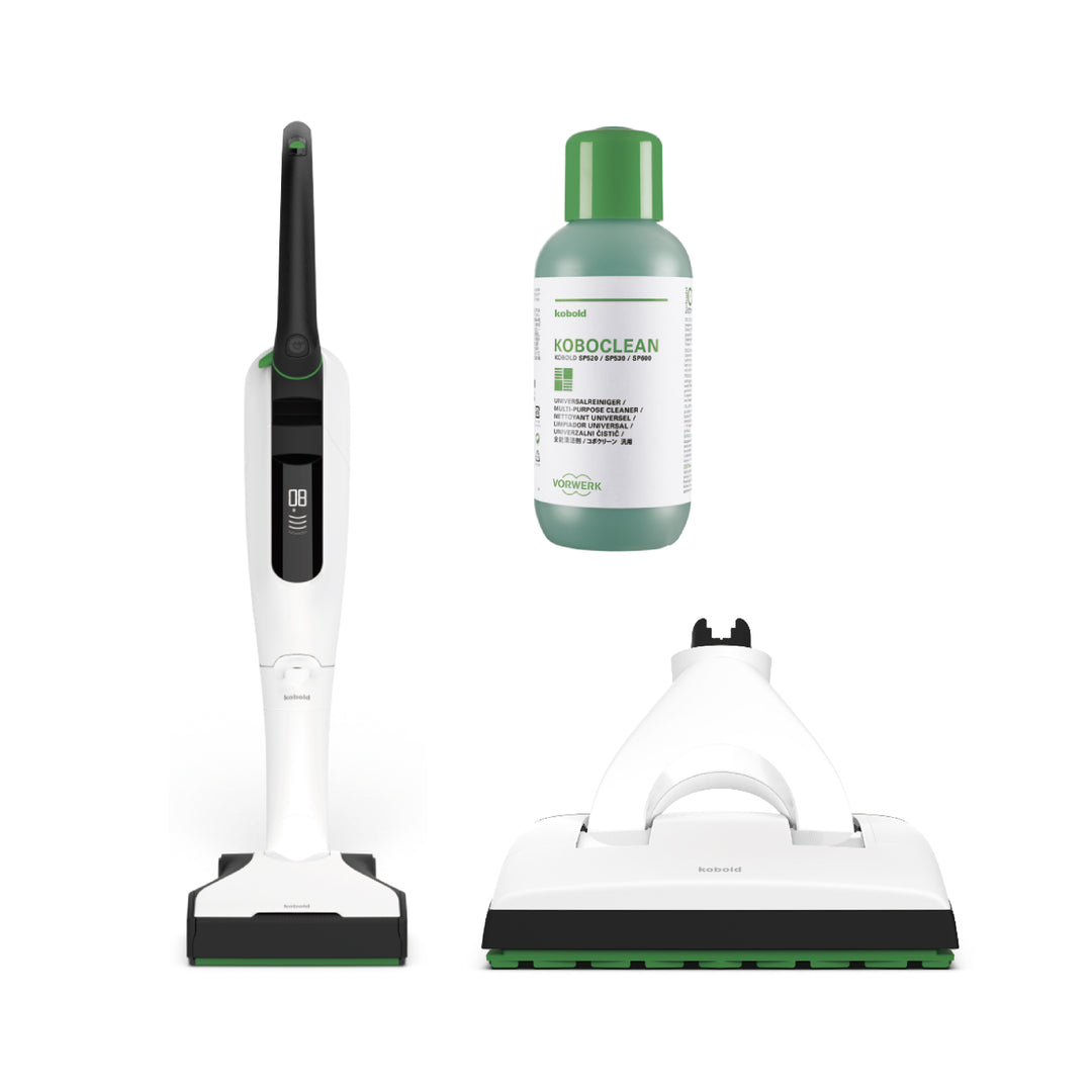 VK7 Cordless Vacuum Cleaner - Basic + SP7 2-in-1 Wet Mop and Dry Mop Head + PB7 Sofa and Fabric Furniture Head
