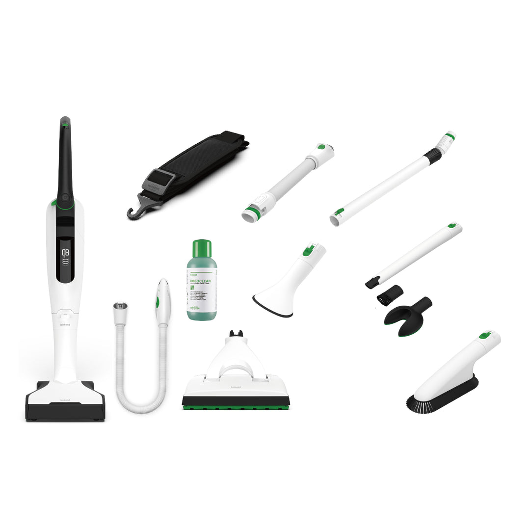 VK7 Cordless Vacuum Cleaner - Basic + SP7 2-in-1 Wet Mop and Dry Mop Head + PB7 Sofa and Fabric Furniture Head