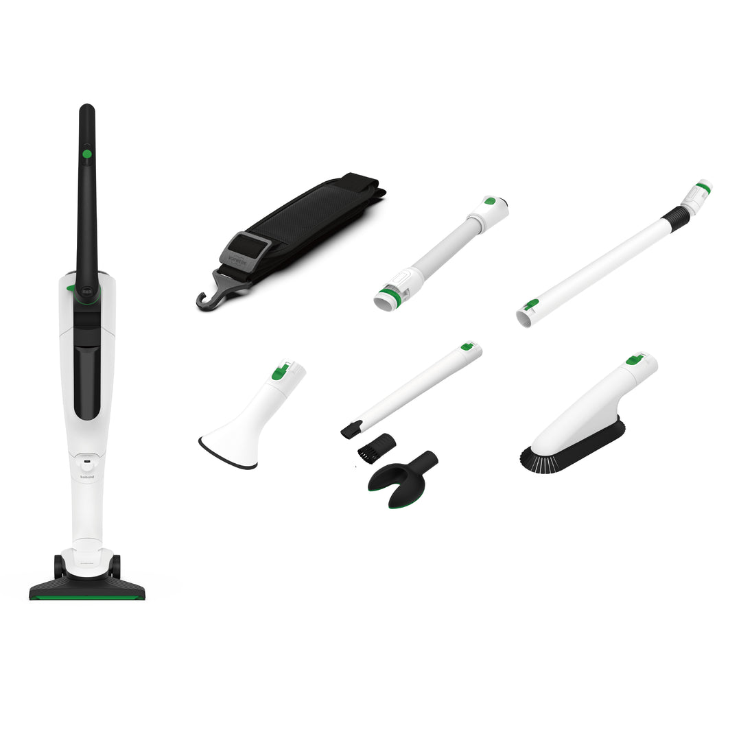 VK7 Cordless Vacuum Cleaner - Basic + SP7 2-in-1 Wet Mop and Dry Mop Head + PB7 Sofa and Fabric Furniture Head