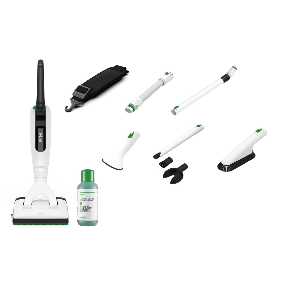 VK7 Cordless Vacuum Cleaner - Basic + SP7 2-in-1 Wet Mop and Dry Mop Head + PB7 Sofa and Fabric Furniture Head