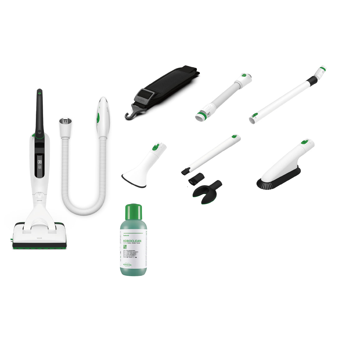 VK7 Cordless Vacuum Cleaner - Basic + SP7 2-in-1 Wet Mop and Dry Mop Head + PB7 Sofa and Fabric Furniture Head