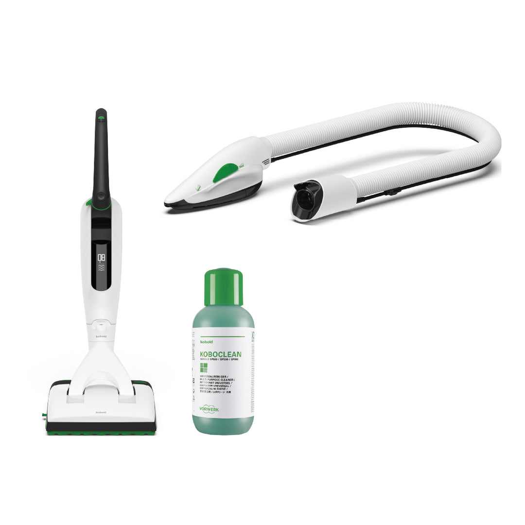 VK7 Cordless Vacuum Cleaner - Basic + SP7 2-in-1 Wet Mop and Dry Mop Head + PB7 Sofa and Fabric Furniture Head