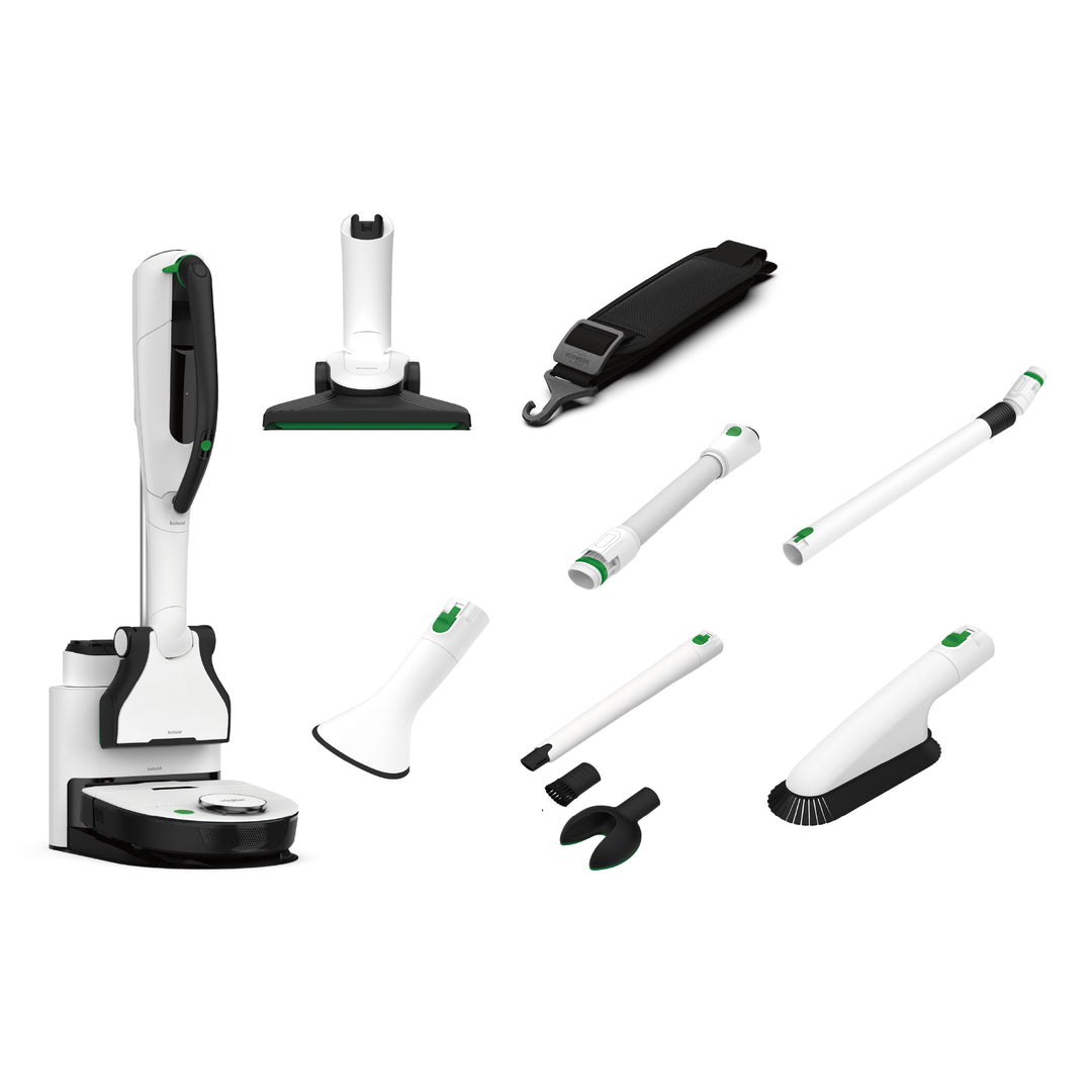 VK7 Cordless Vacuum Cleaner - Basic + SP7 2-in-1 Wet Mop and Dry Mop Head + PB7 Sofa and Fabric Furniture Head